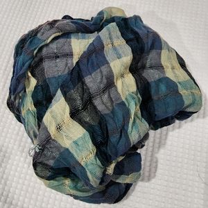 Black and Green plaid scarf